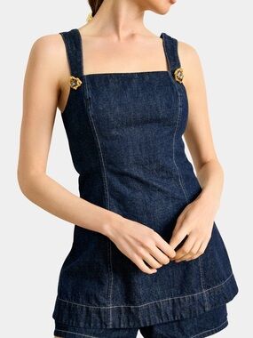Anthropologie Line and Dot Caryl Romper | New | size XS
